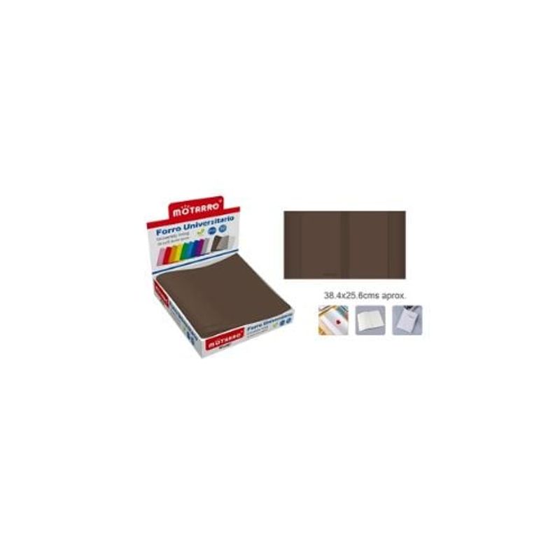 GENERICO - Forro Universitario Marron 38 4 25 6 Cm