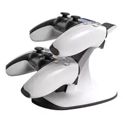 GENERICO - Base Cargador Doble Estación De Carga Para Joystick Ps5