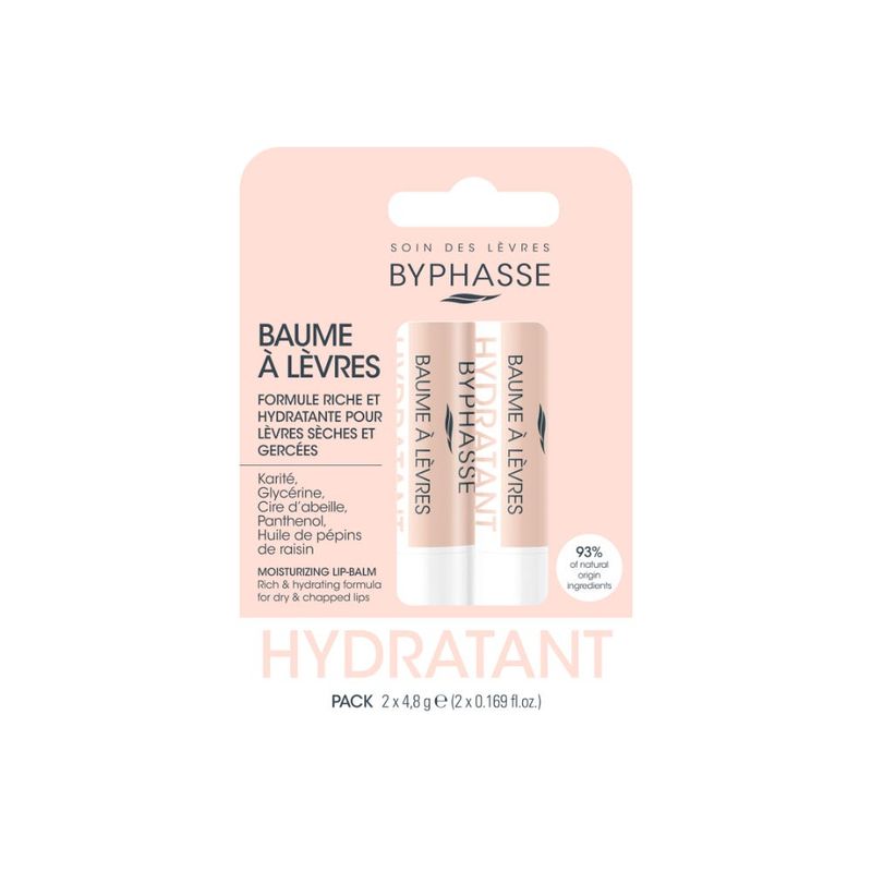 BYPHASSE - Bálsamo Labial Hidratante (2X4,8G)