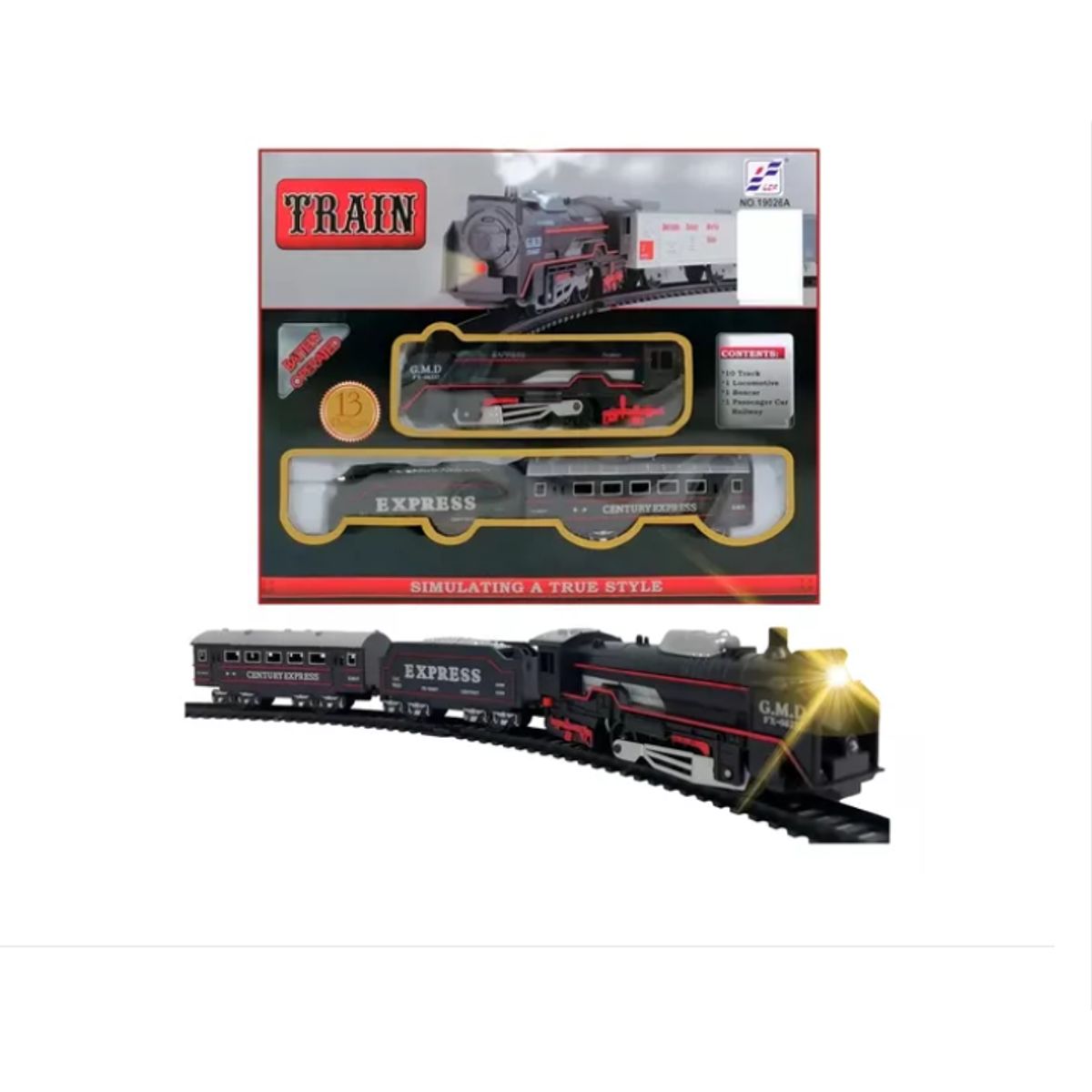 GENERICO - Juguete Auto Tren De Navidad Eléctrico