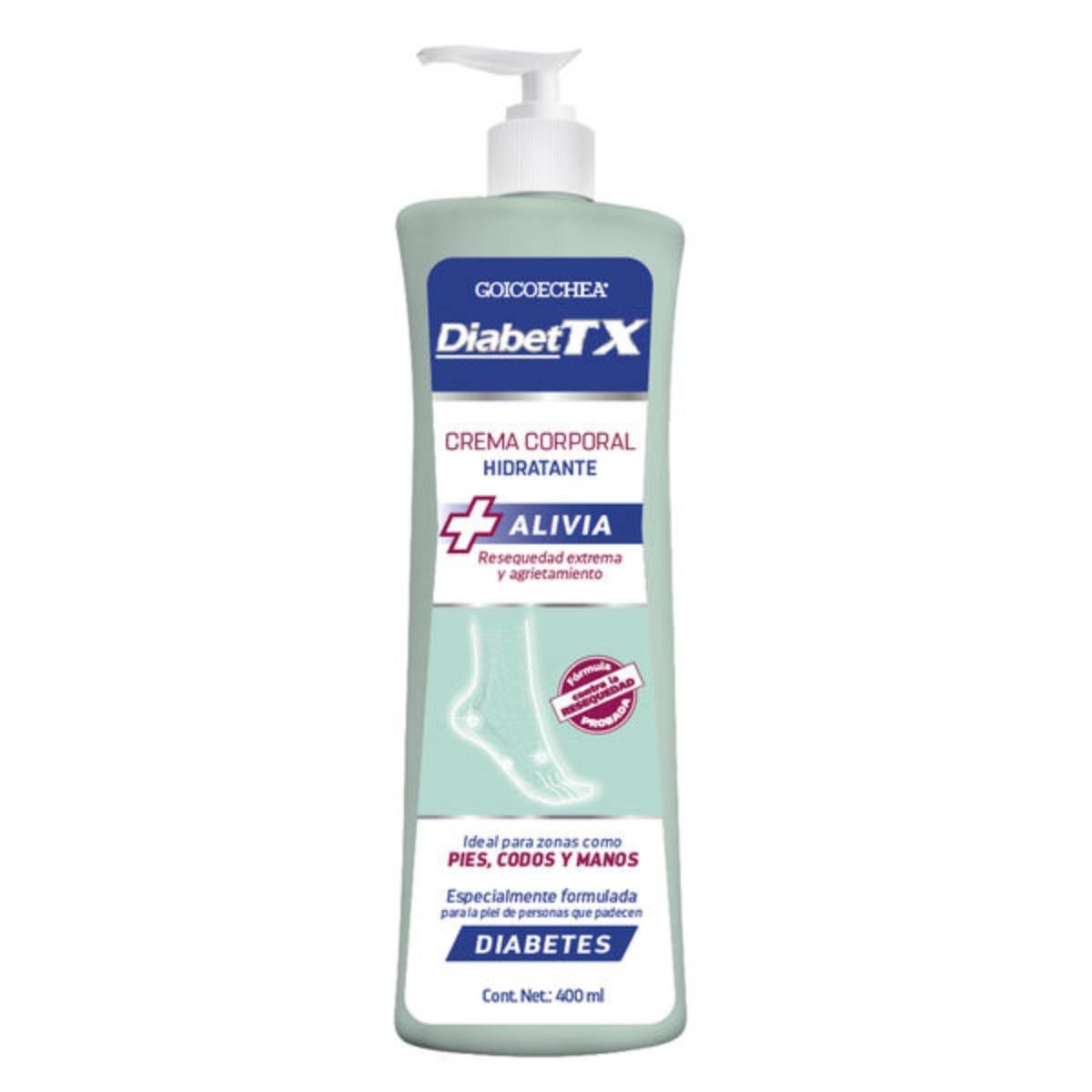 GOICOECHEA - Goicoechea Crema Corporal DiabetTX Hidratante 400 ML