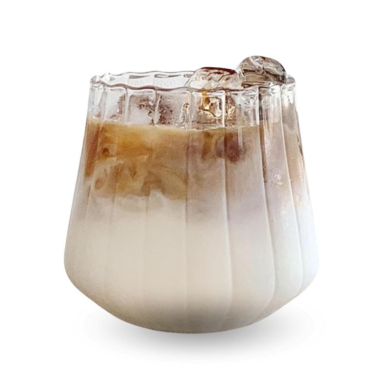 SANTU HOME & DECO - Vaso Vidrio Acanalado 350ml