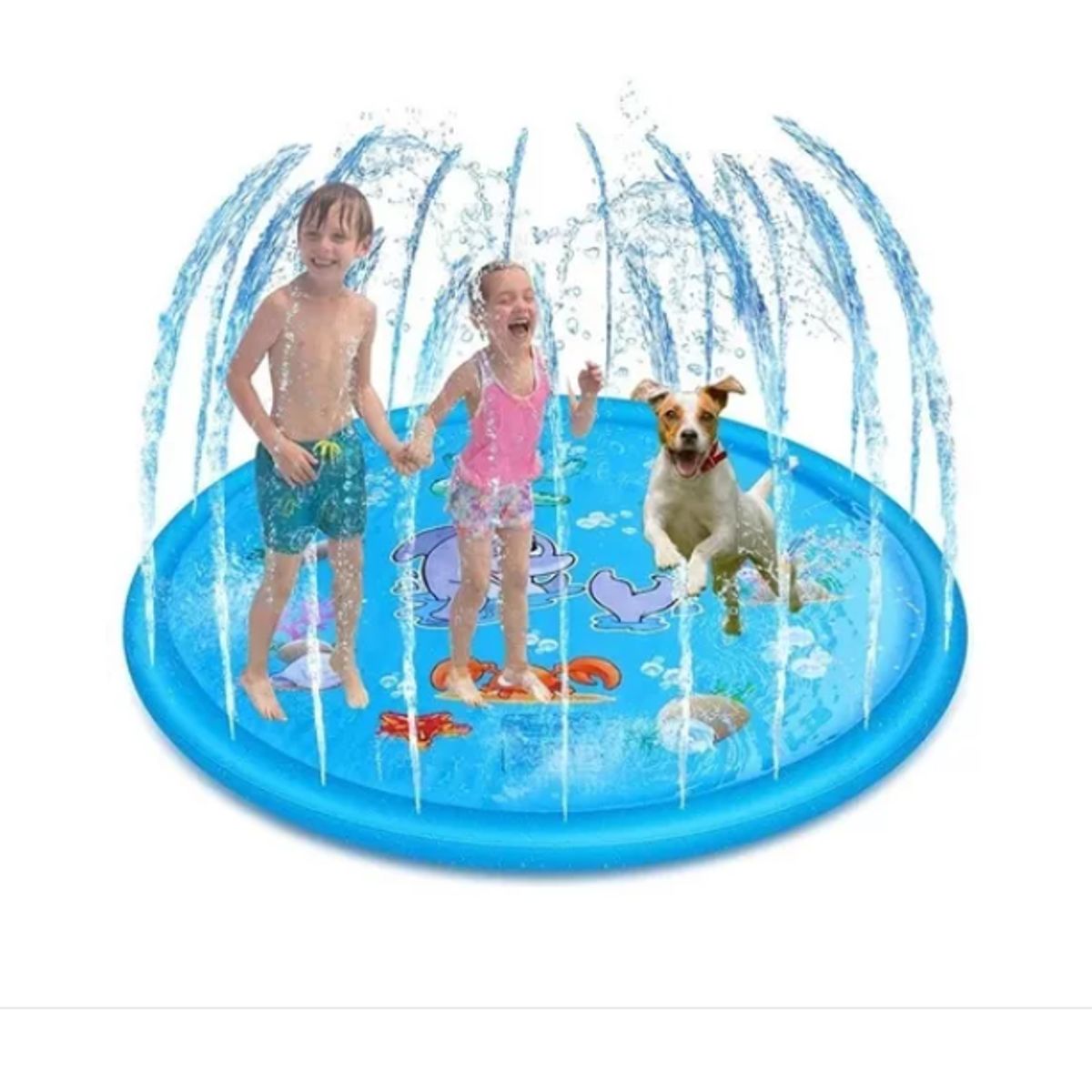 GENERICO - Piscina Inflable Tipo Fuente Para Niños Y Mascotas 170 Cm