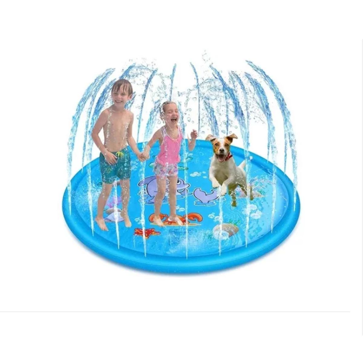 GENERICO - Piscina Inflable Tipo Fuente Para Niños Y Mascotas 170 Cm
