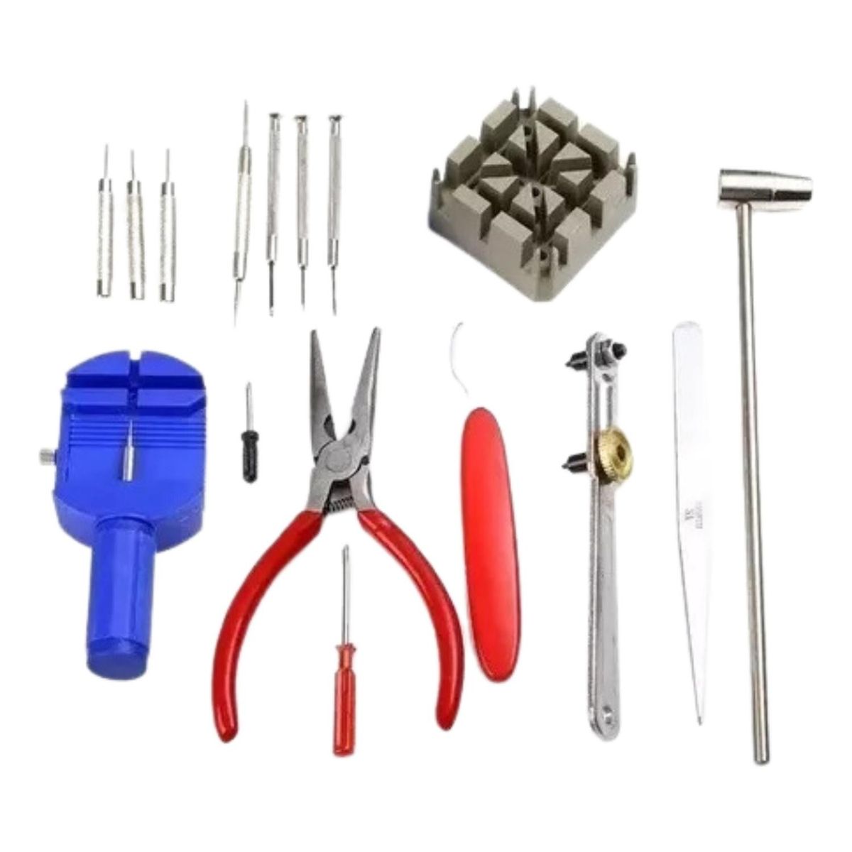 IMPORTCLICK - Kit 16 Herramientas Manual Relojería - Multicolor
