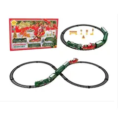 GENERICO - Tren Locomotora De Navidad Con El Viejo Pascuelo Armable