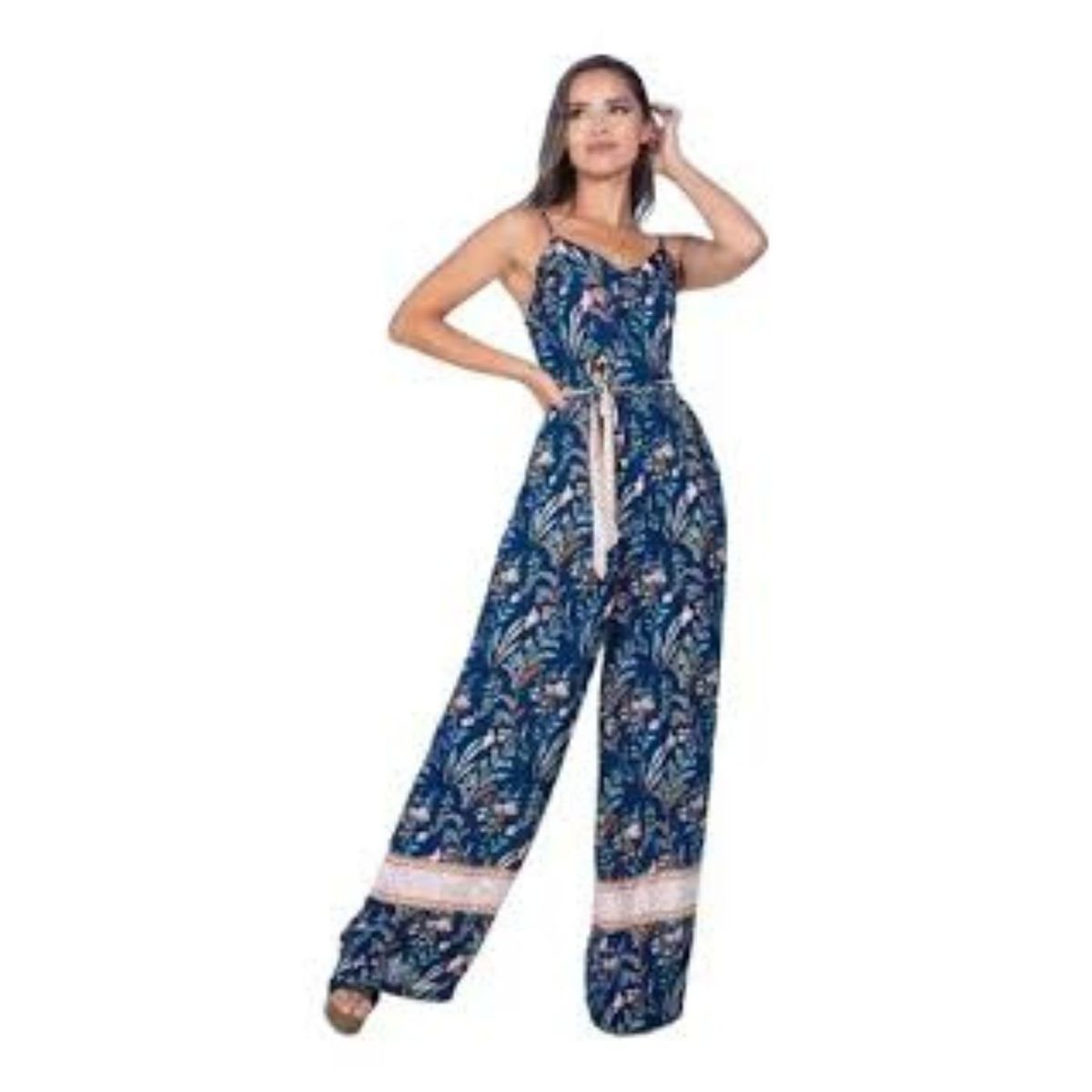 LIKE SHOP - Enterito Premium Casual Diseño Pabilos Ajustables Floreado 237