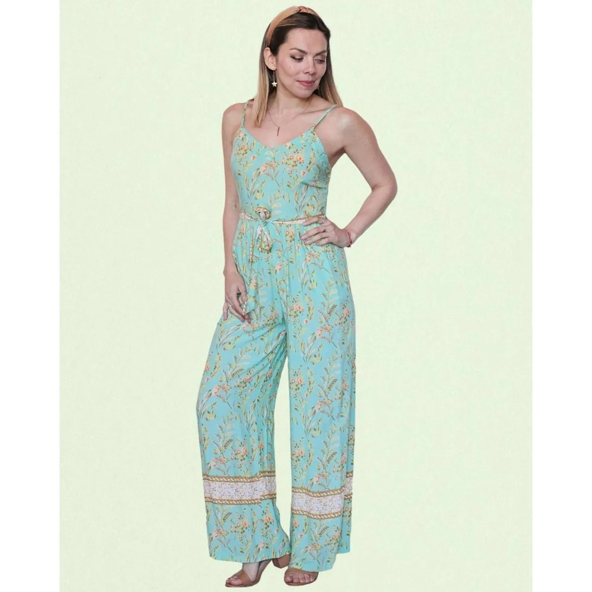 LIKE SHOP - Enterito Premium Casual Diseño Pabilos Ajustables Floreado 237