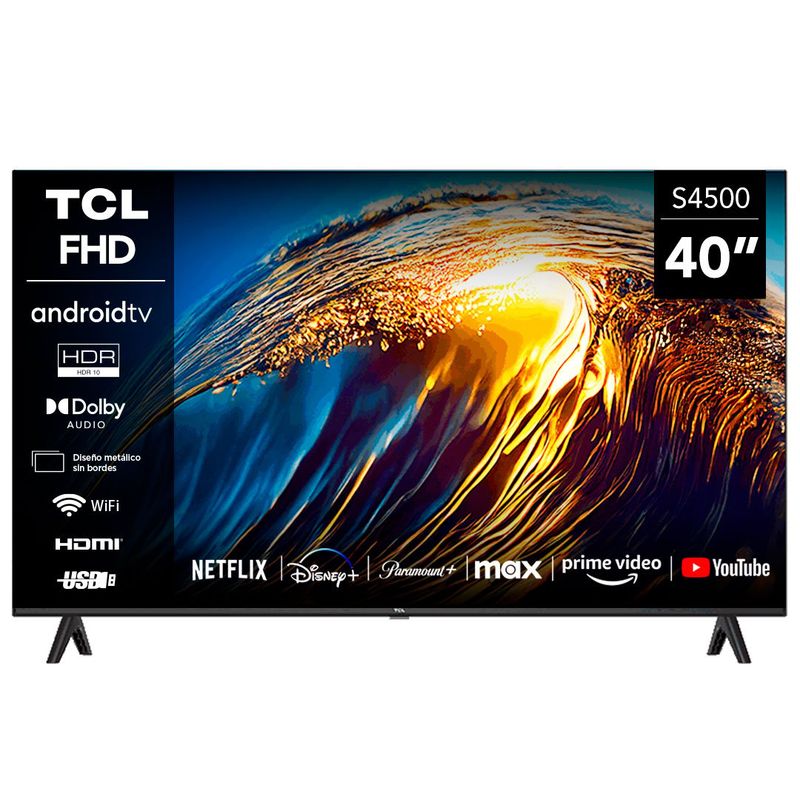TCL - Smart TV 40" TCL Full HD 40S4500 Android TV.