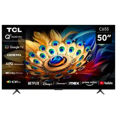 TCL - 50" QLED 4K 50C655 Smart TV.