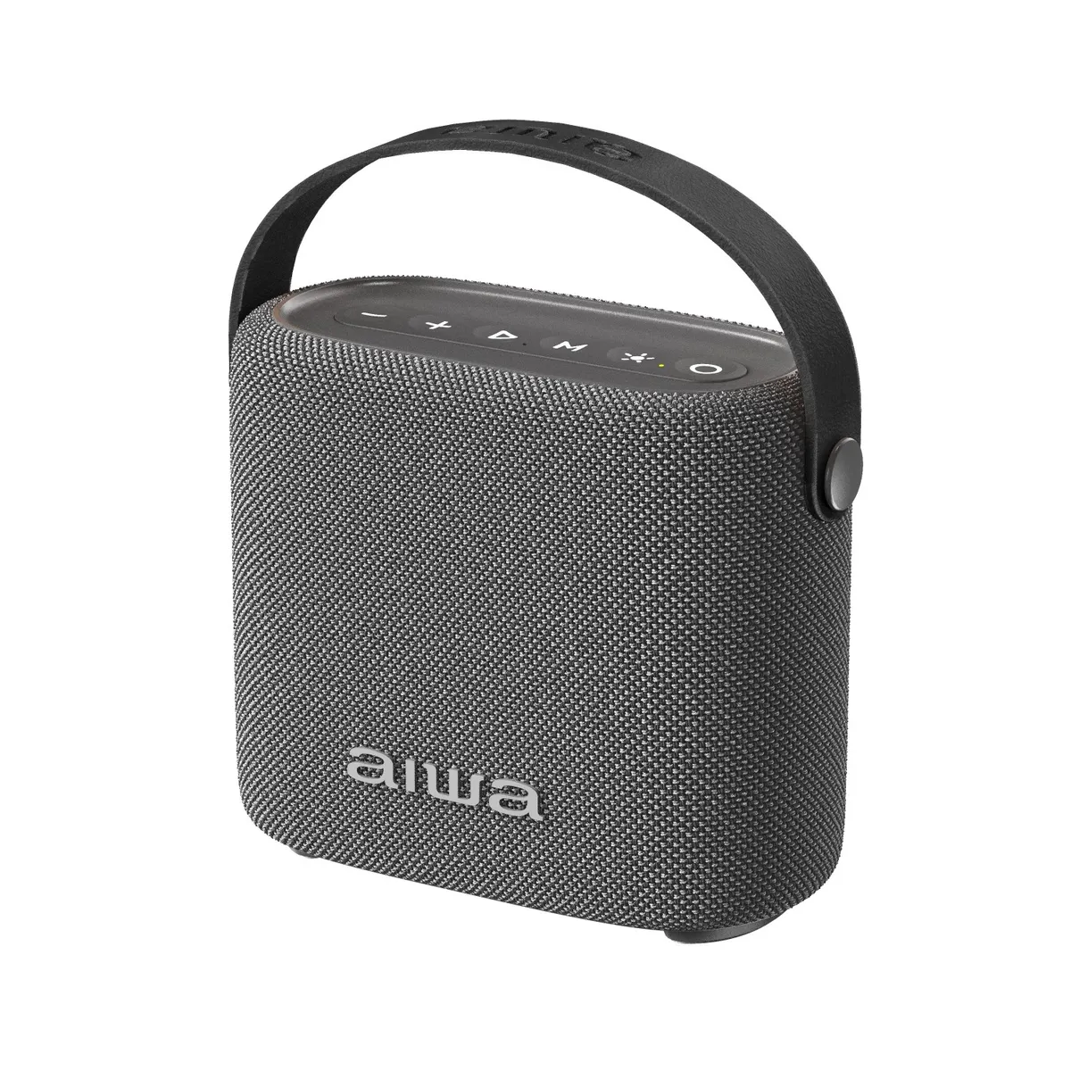AIWA - Parlante Bluetooth Portátil Gris Aiwa 7w Con Luz Aws-s70bt