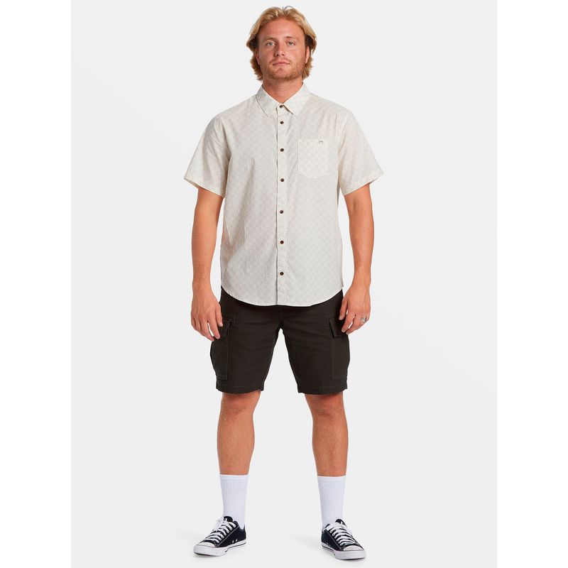 BILLABONG - Camisa Manga Corta Hombre Sundays Blanca BILLABONG