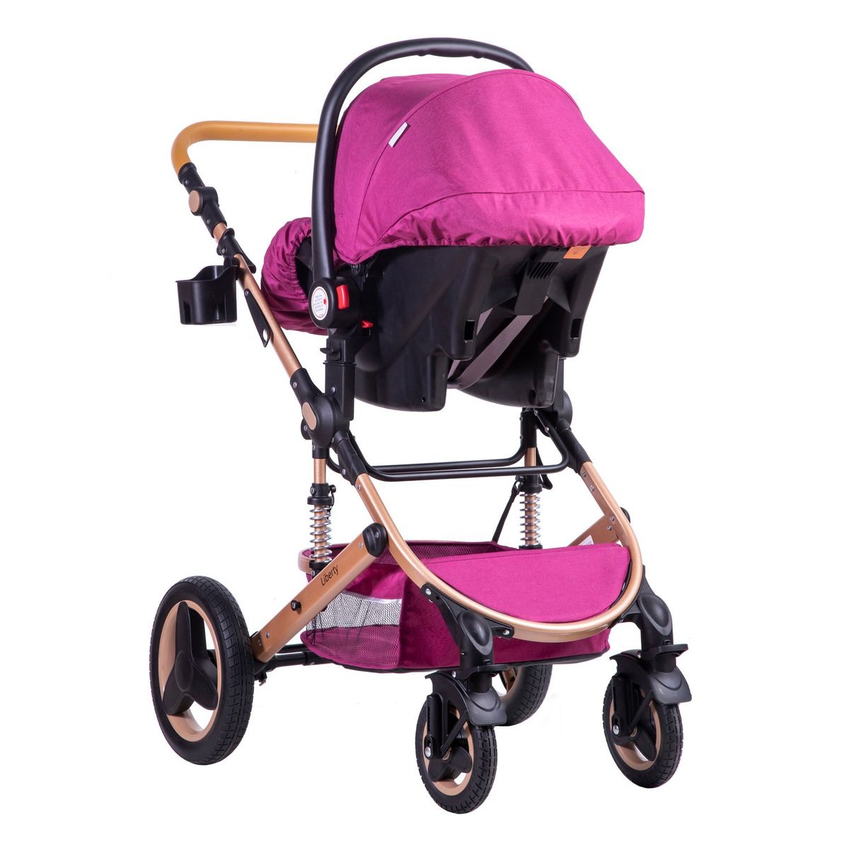 VOYAGE - Coche Travel System Liberty Fucsia