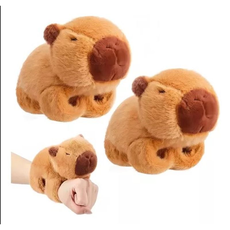 GENERICO - Capibara Peluche Kawaii Brazalete Colgante Color Marrón