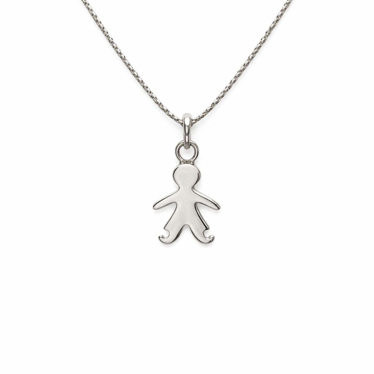JOYAS MYTOKE - Colgante Dije Niño Cadena Plata Fina 925 Hijo Familia