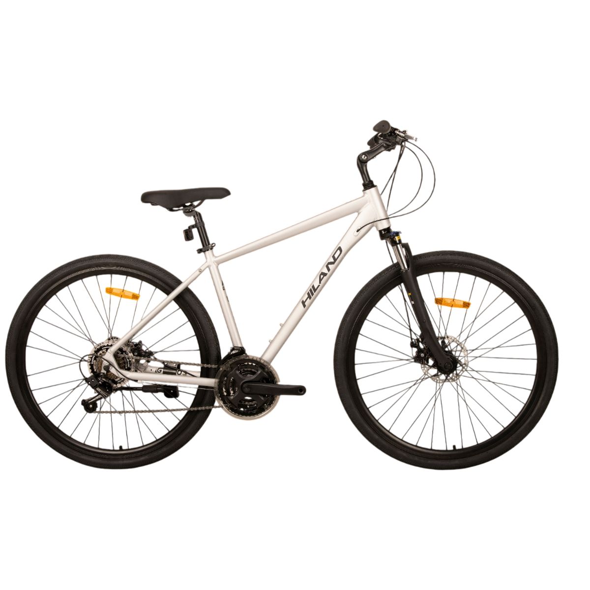 HILAND - Bicicleta Urbana Hombre Hiland Man GT700 Gris