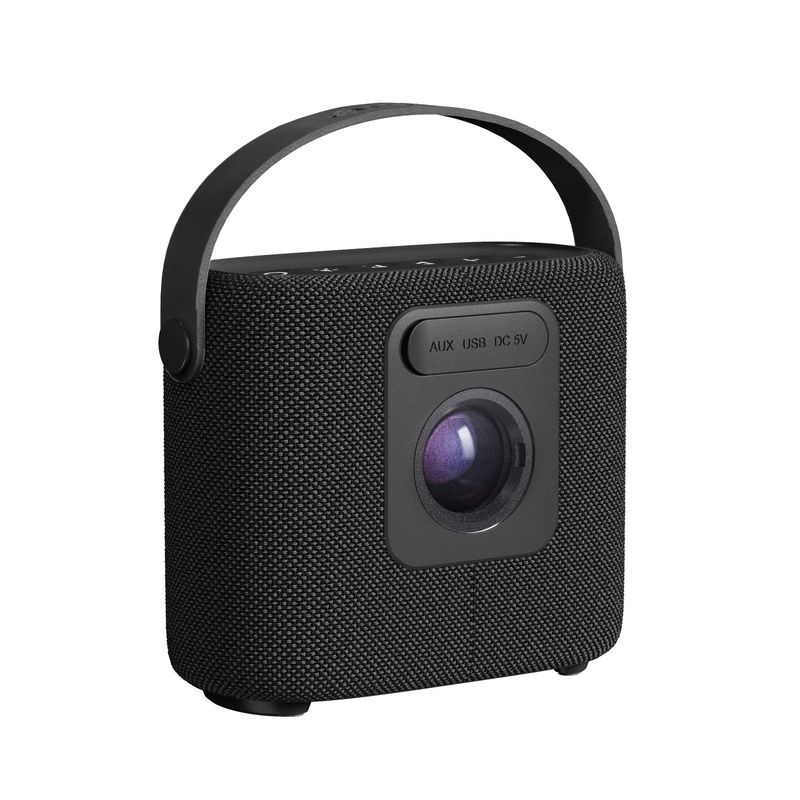 AIWA - Parlante Bluetooth Portátil Negro Aiwa 7w Con Luz Aws-s70bt