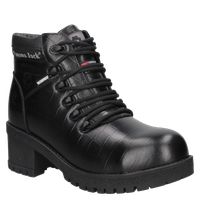 Zapato De Seguridad Mujer Negro Waterproof