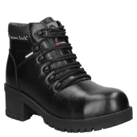 Zapato De Seguridad Mujer Negro Waterproof