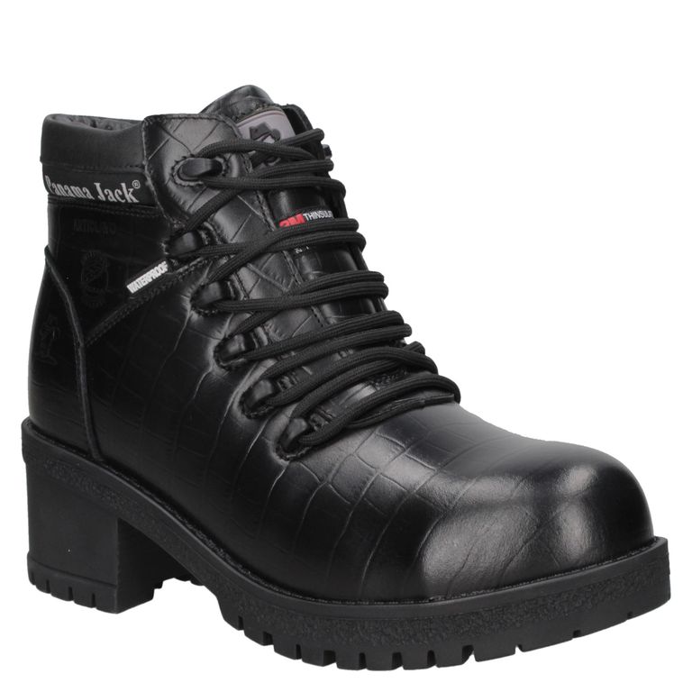 Zapato De Seguridad Mujer Negro Waterproof Negro 36