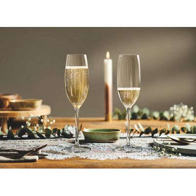 Imagen 2 del producto SET 4 COPAS FLAUTA PLISSE 210 ML