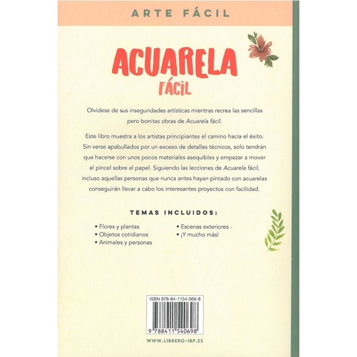 EDITORIAL CONTRAPUNTO - Acuarela fácil de Editorial Librero