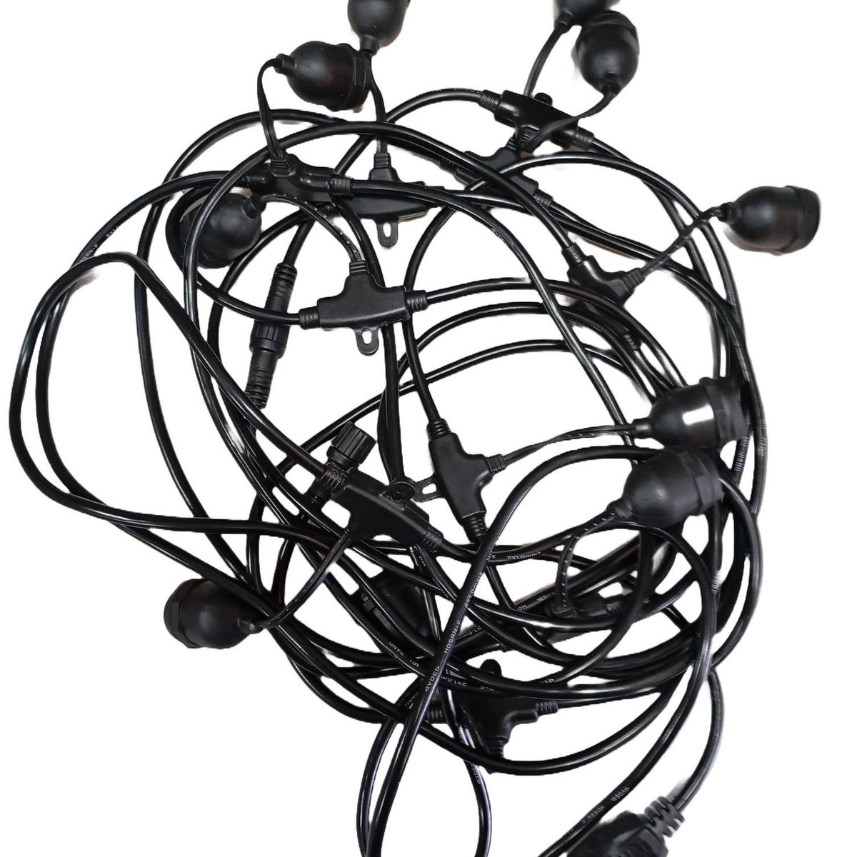 GENERICO - Cadena de 10 metros para instalar iluminacion 10 soquetes