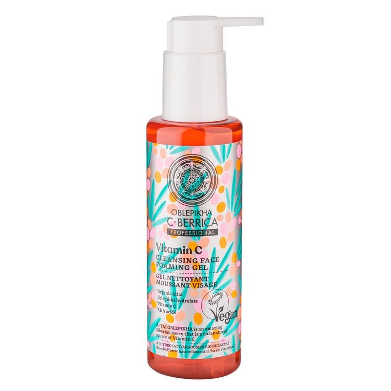 NATURA SIBERICA - Gel Limpiador Facial Espumoso Vitamina C 145 ml