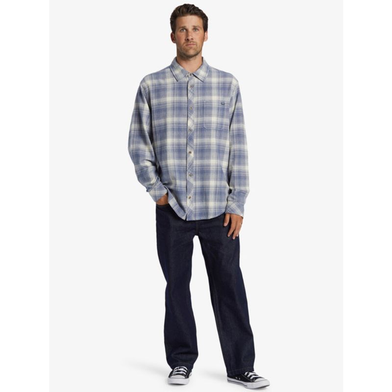 BILLABONG - Camisa Franela Hombre Coastline Azul BILLABONG