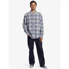 BILLABONG - Camisa Franela Hombre Coastline Azul