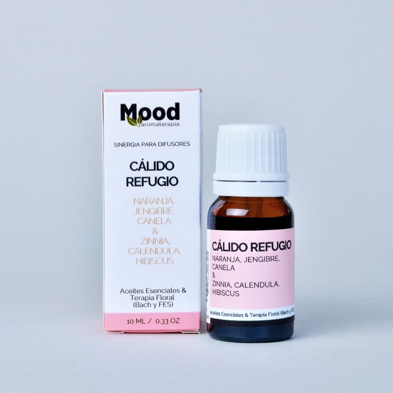 MOOD AROMATERAPIA - SINERGIA PARA DIFUSORES CALIDO REFUGIO
