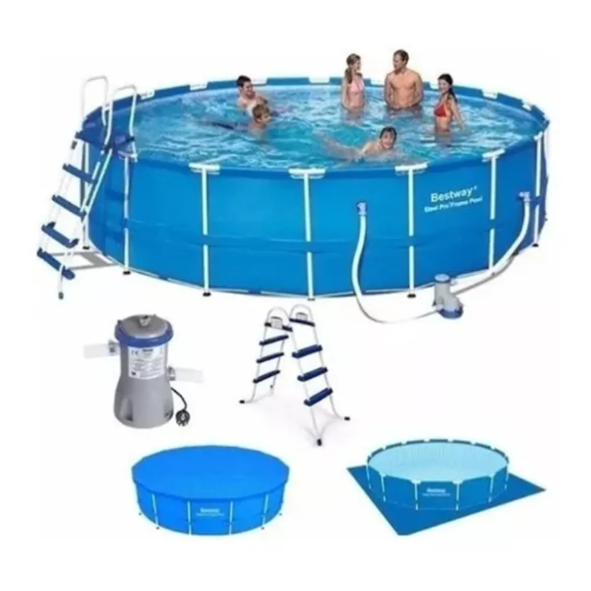 BESTWAY - Piscina Estructural Bestway 457 x 91 cm - 12627 L