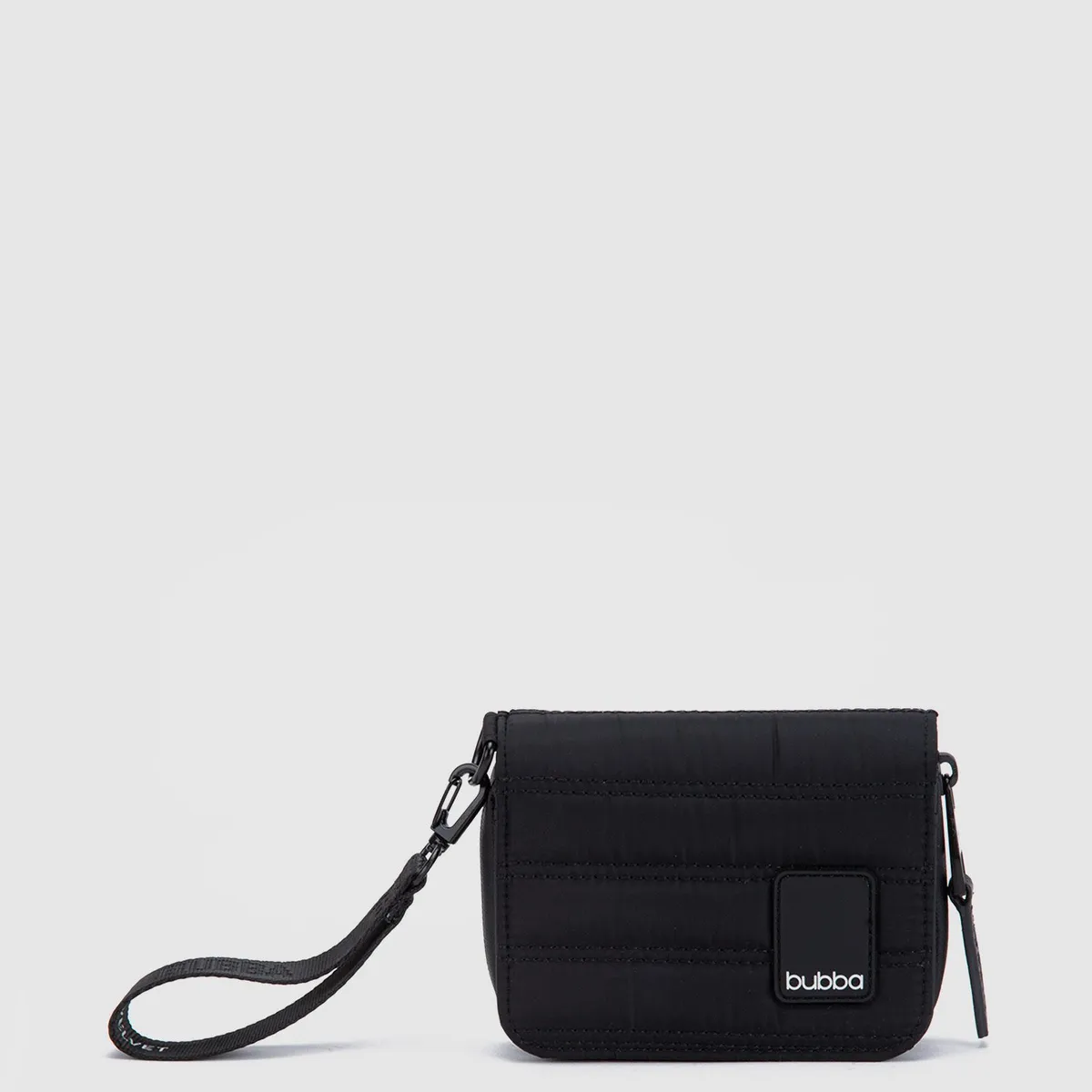 BUBBA - Billetera Originals Matte Black Velvet Mini Bubba Essentials