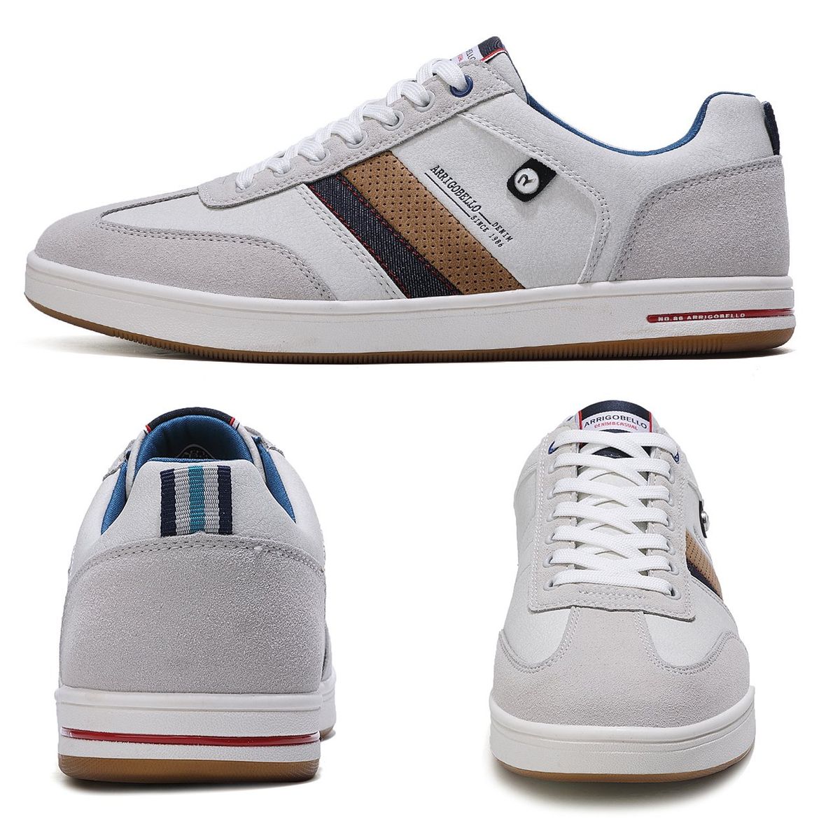 SHANDIAN - Zapatos casuales al aire libre para hombres