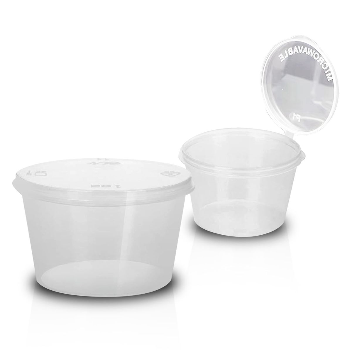 GENERICO - Pocillo Degustador Salsero Antiderrame Salsas 100ml 100u