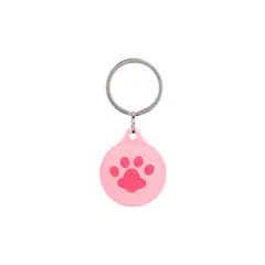 GENERICO - Llavero Para Airtag Silicona Tpu Con Diseños Pata de Perro