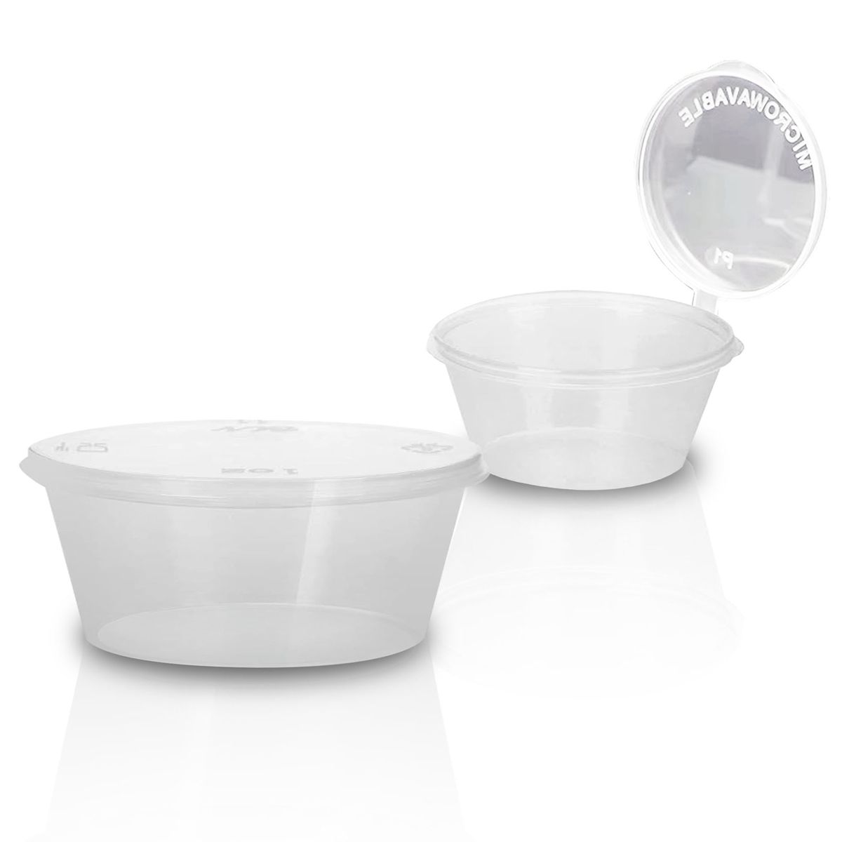 GENERICO - Pocillo Degustador Salsero Antiderrame Salsas 50ml 100u