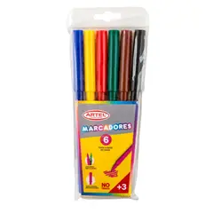 ARTEL - Marcadores o Lapices Scripto 6 colores