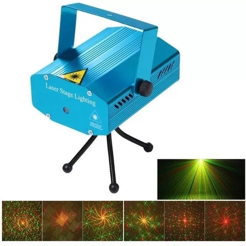 GENERICO - Proyector Laser Fiesta Luces De Fiesta Ritmico Discos