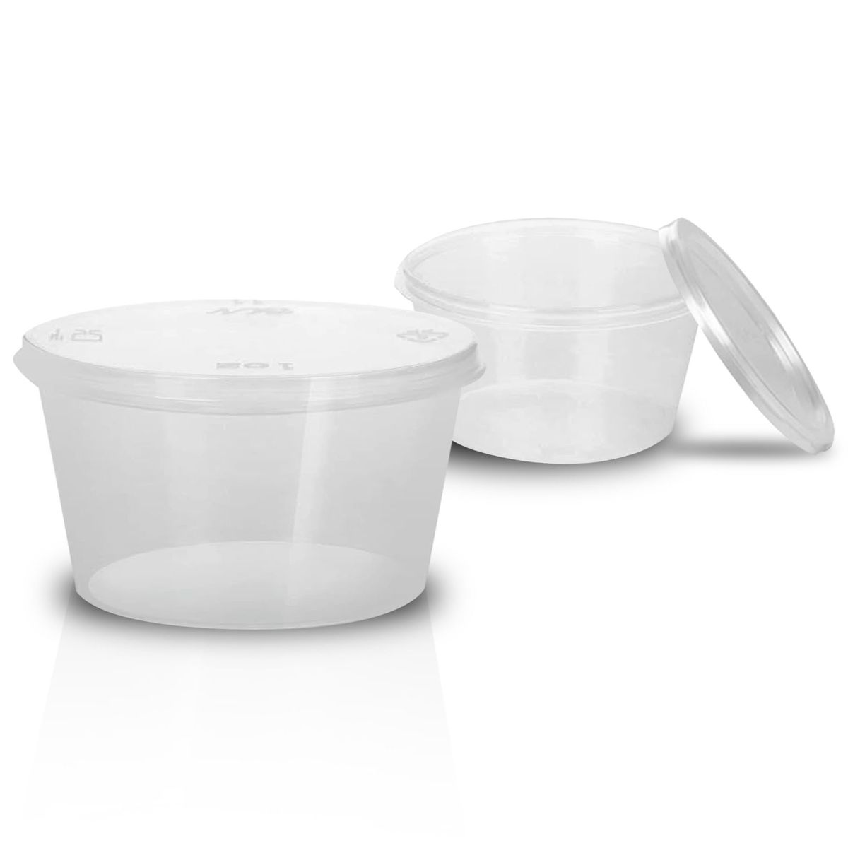 GENERICO - Pocillo Degustador Salsero Antiderrame Salsas 125ml 1000u