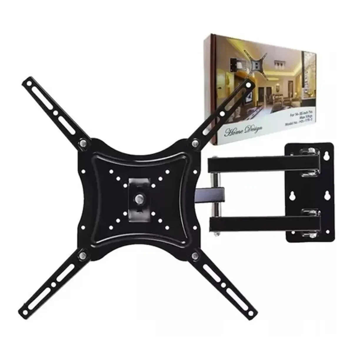 GENERICO - Soporte Televisor Tv Con Brazo 14-55 Pulgadas Hasta 50 Kilos