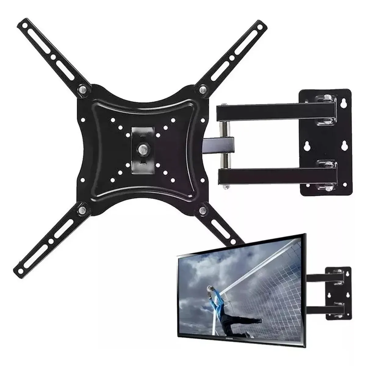 GENERICO - Soporte Televisor Tv Con Brazo 14-55 Pulgadas Hasta 50 Kilos