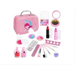 GENERICO - Kit De Maquillaje Para Niñas Juguete Cosméticos No Tóxicos