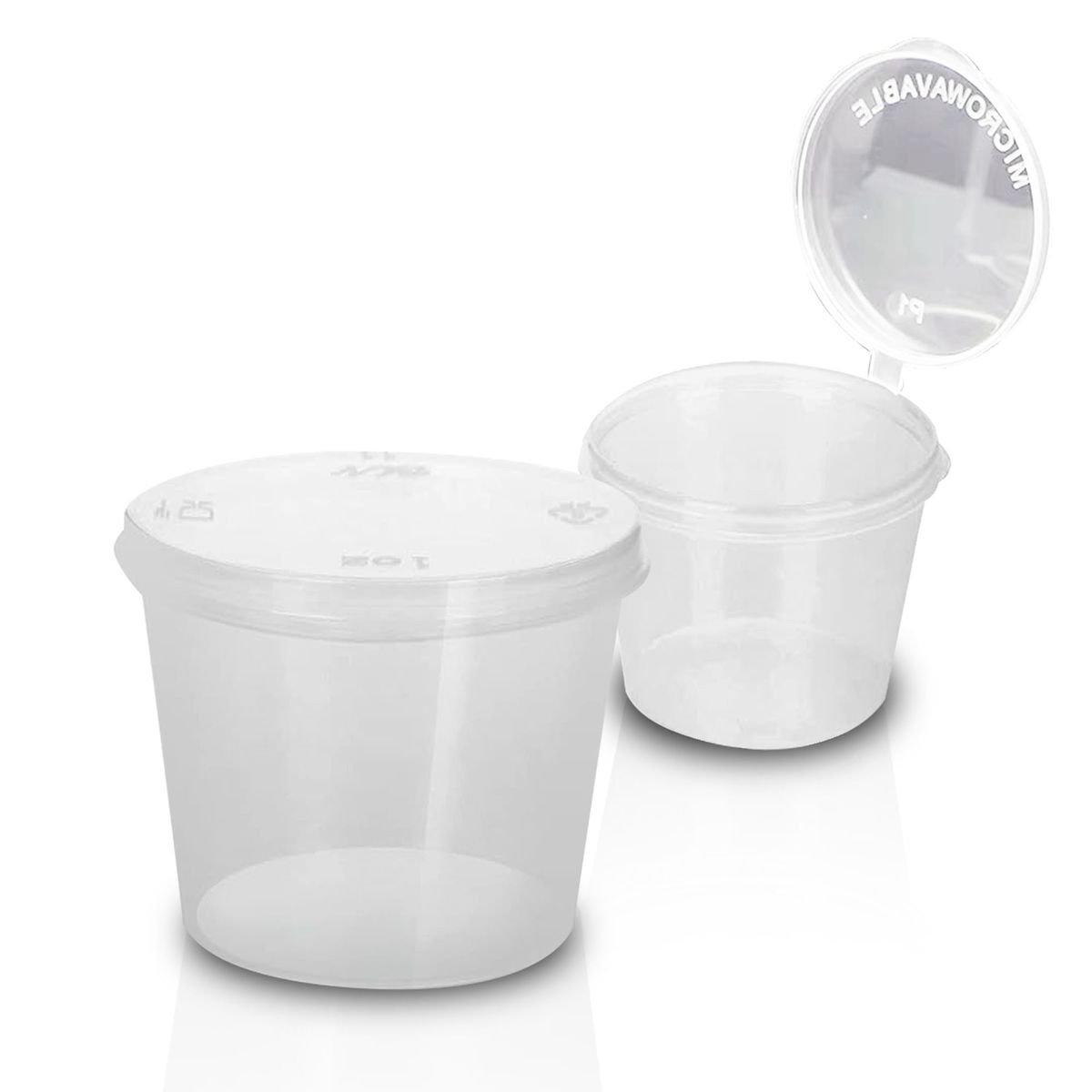 GENERICO - Pocillo Degustador Salsero Antiderrame Salsas 25ml 100u