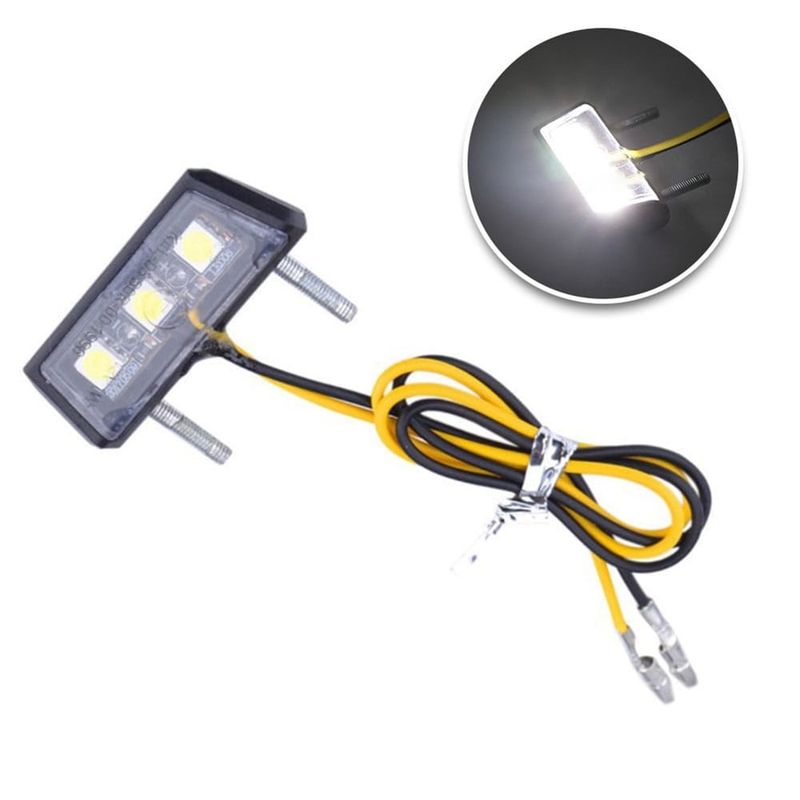 GENERICO - Luz led matricula ppu para Motos Universal
