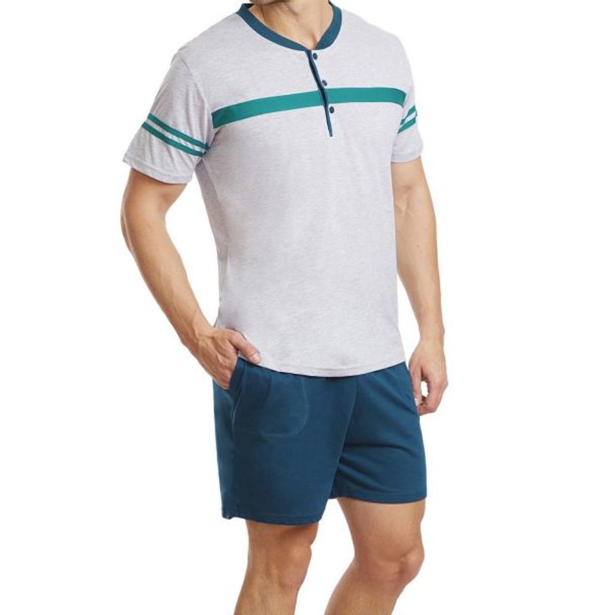 BECKIL - Pijama Jersey Algodón Corto