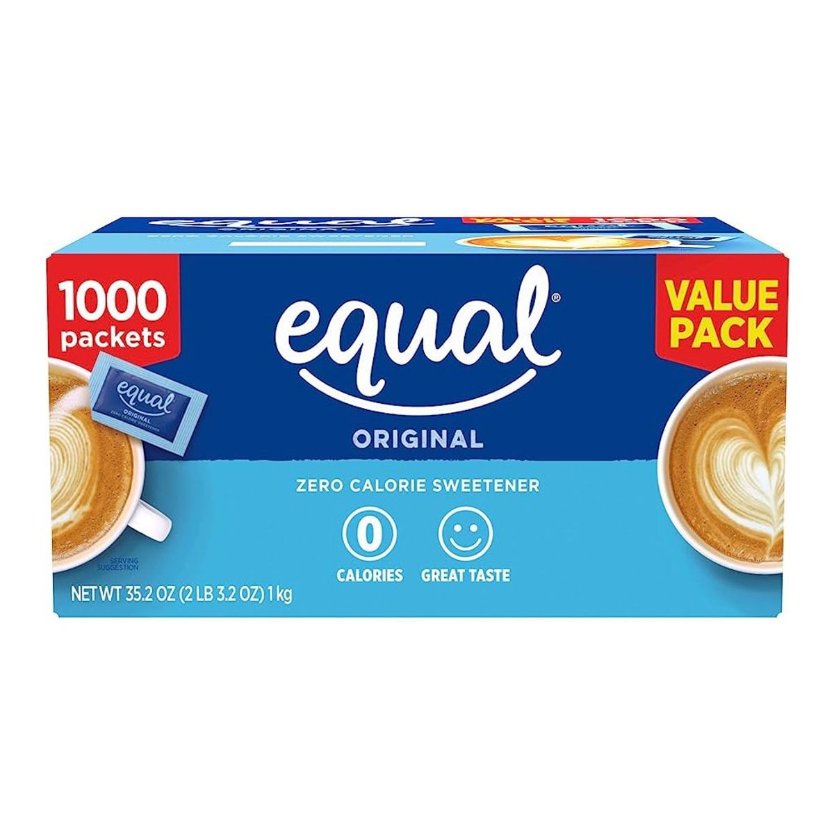 EQUAL - Equal Endulzante Natural Sin Calorias En Polvo 1000 Sobres