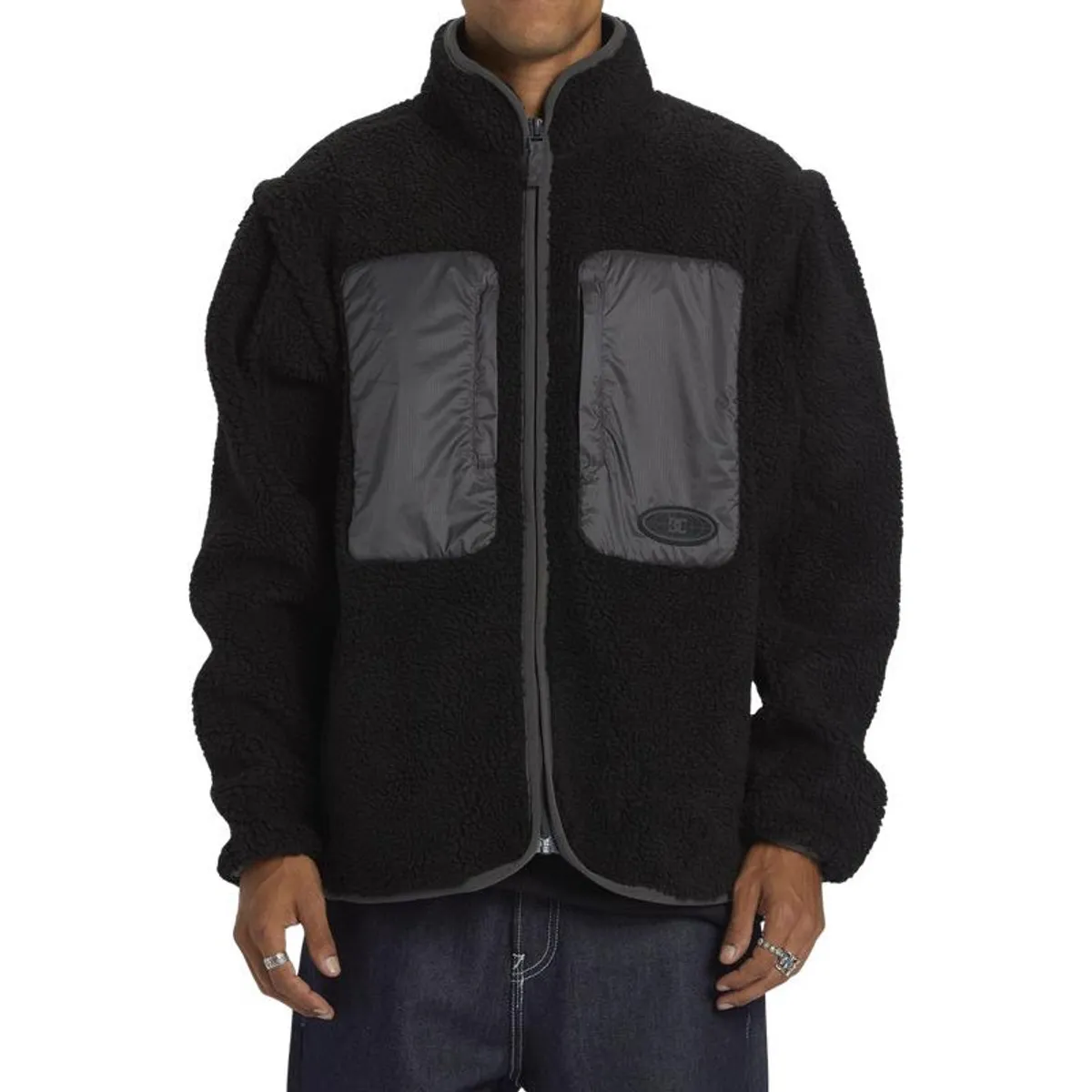 DC SHOES - Chaqueta Hombre Traverse Fleece Negro DC