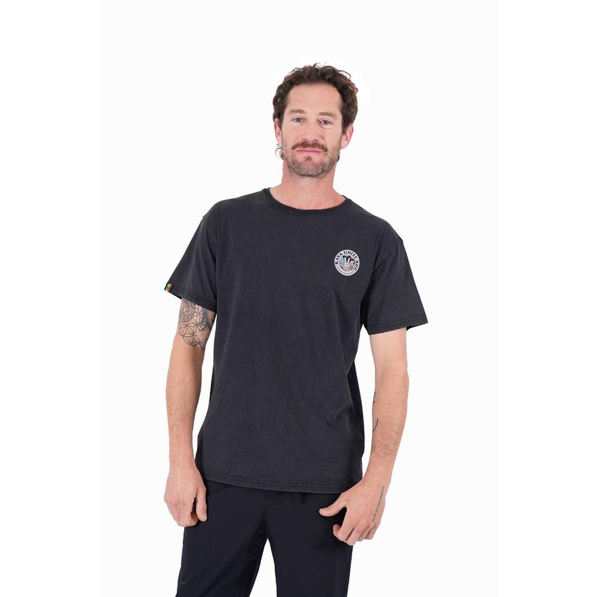 KAYA UNITE - Polera Hombre Planet Negra