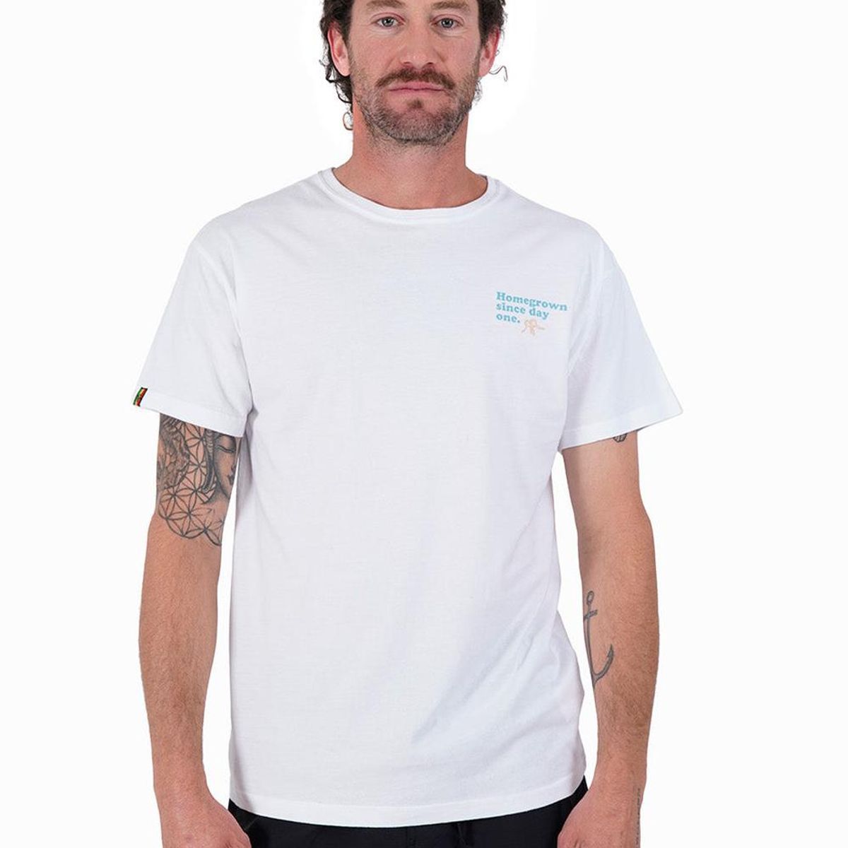 KAYA UNITE - Polera Hombre Stuff Blanca